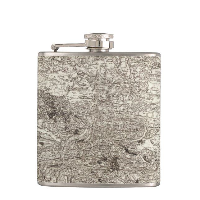 Carcassonne Hip Flask (Front)