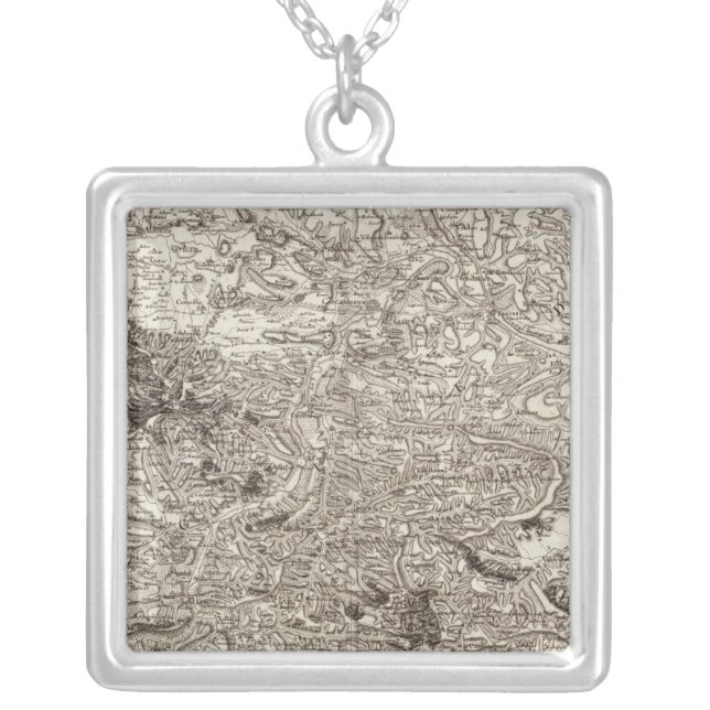 Carcassonne Silver Plated Necklace (Front)