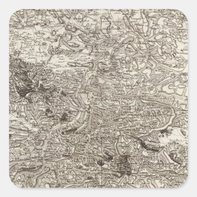 Carcassonne Square Sticker (Front)