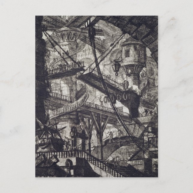 Carceri VII, 1760 Postcard (Front)