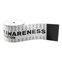 Carcinoid Cancer Awareness Pattern Ribbon