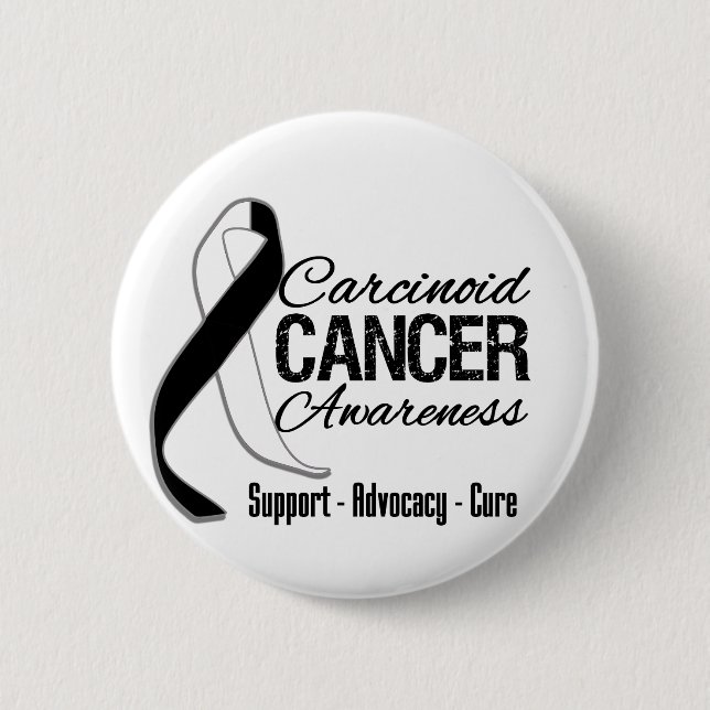 Carcinoid Cancer Awareness Pinback Button (Front)