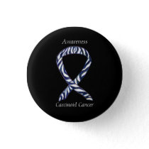 Carcinoid Cancer Awareness Ribbon Custom Pin