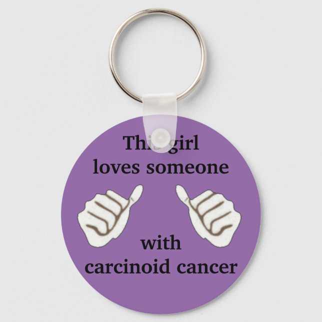 carcinoid cancer keychain (Front)