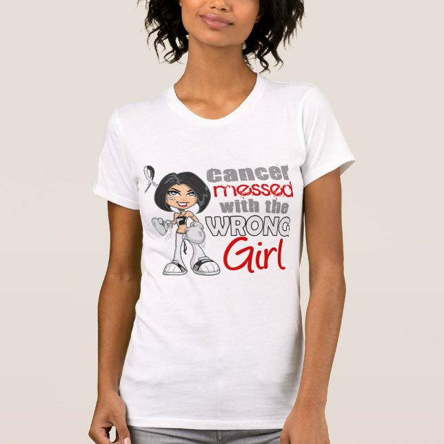 Carcinoid Cancer Messed With Wrong Girl.png T-Shirt (Front)