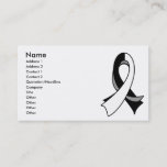 Carcinoid Cancer Ribbon Business Card