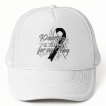 Carcinoid Cancer Wearing a Ribbon for My Hero Trucker Hat
