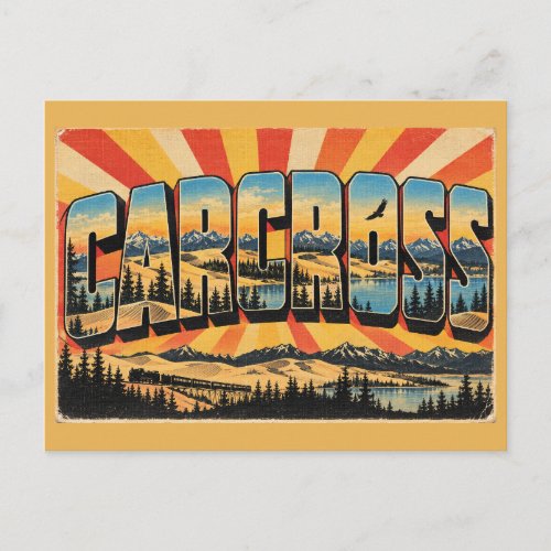 Carcross YT Desert Dunes Northern Wilderness Art Postcard