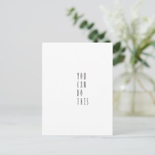 Card (10,8 x 14,2 cm) - You Can Do This
