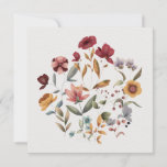 Card (13.3x13.3cm) - Flowers