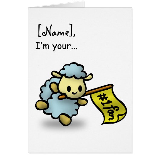 Card - #1 Fan (Front)