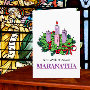 Card #1 of 4 for Advent (First Week: HOPE)