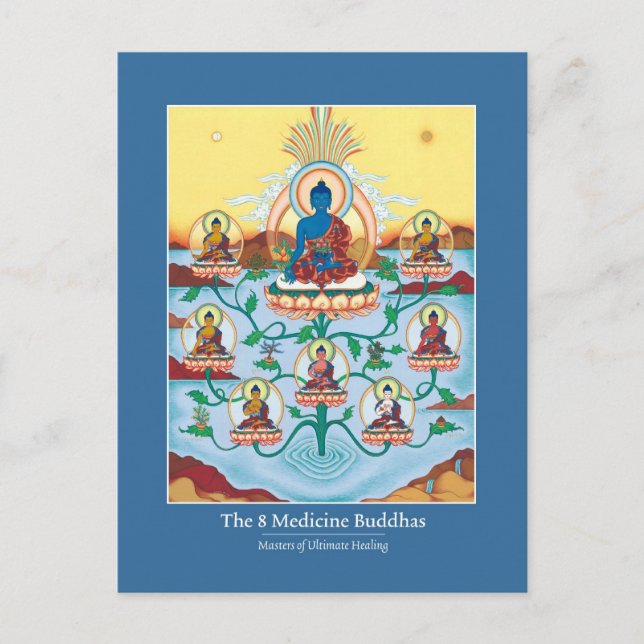 CARD 8 Medicine Buddhas (Front)