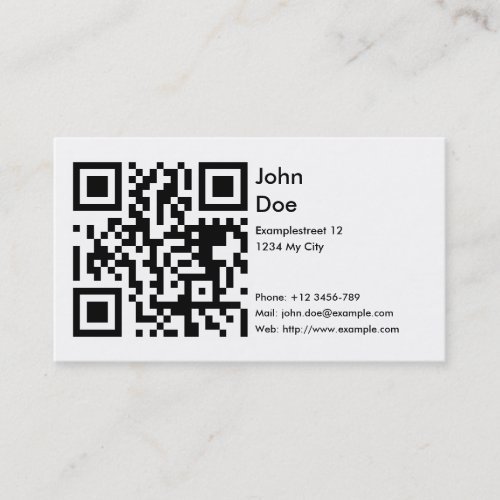 Card (address, phone, email, web) business card