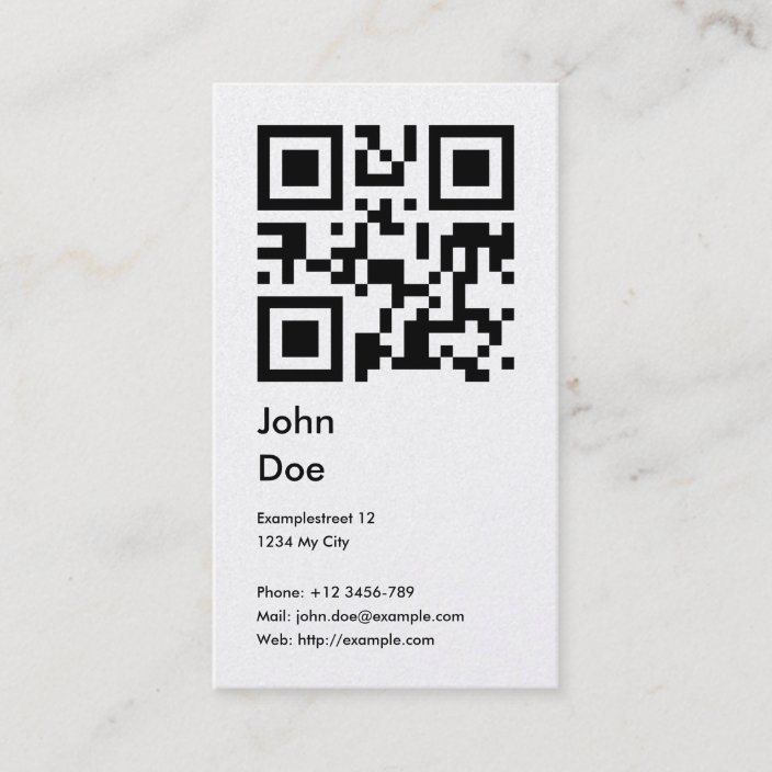 Card (address, phone, email, web) | Zazzle.com