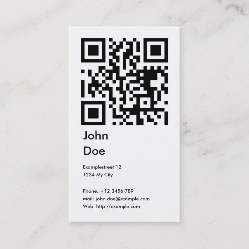 Card (address, phone, email, web) business card template