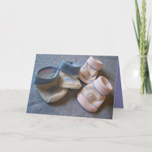 Card announcing twins