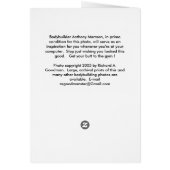 Card, Anthony Marmon, # AM5_77 Cards (Back)