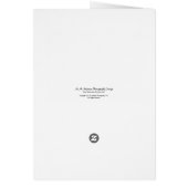 Card: Anthurium Flower (Back)