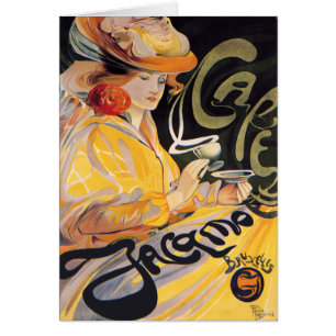 Card: Art Nouveau Café Cards