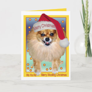 Card Bad Santa Woofing Christmas
