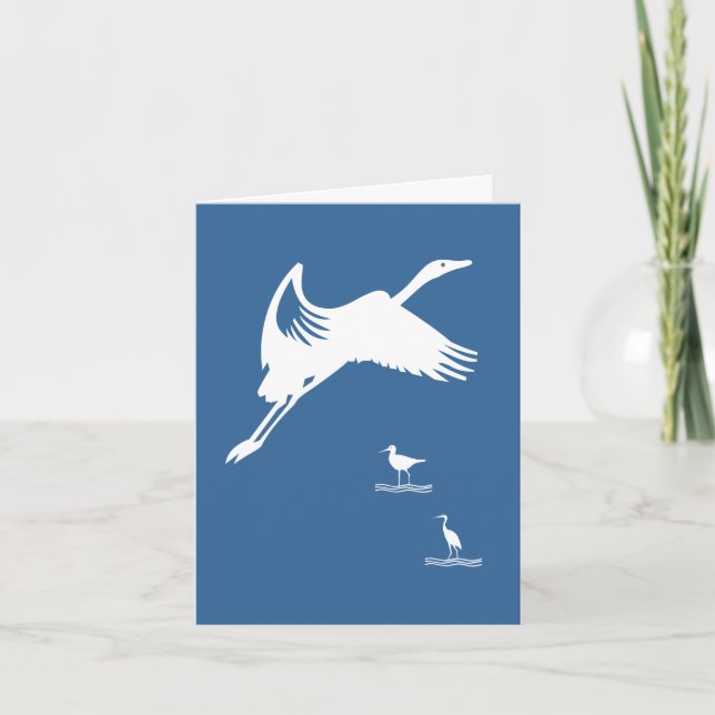 Card - Bird in flight (Front)