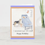 Card birthday for her<br><div class="desc">Customizable card for him to give her. Especially good if you have a dog.</div>