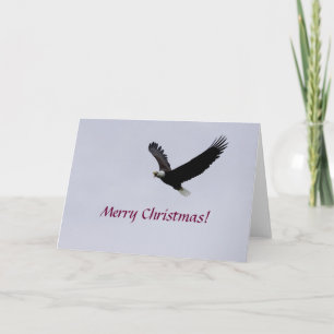 Card / Christmas Eagle in Flight