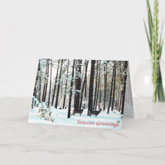 Card, Christmas, New Year, Holiday - Deer