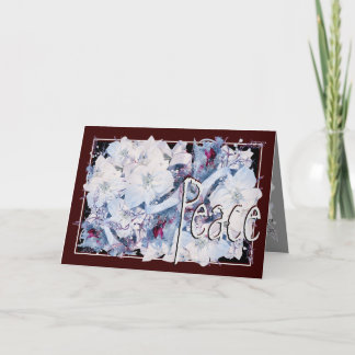 Card, Christmas, New Year, Holiday - Poinsettia Card