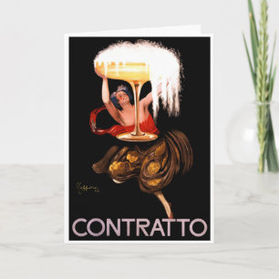 Card: Contratto by Leonetto Cappiello Holiday Card