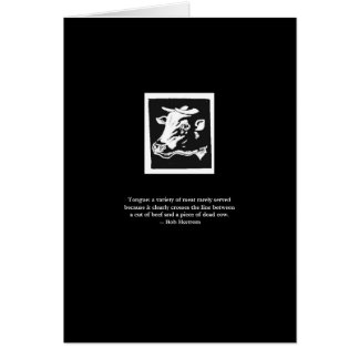 card: cut of beef / dead cow cards