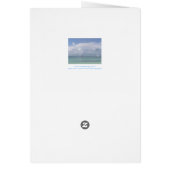 Card, "Daydreaming of You" ( boat on Caribbean) (Back)