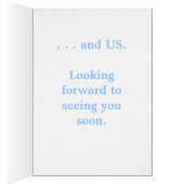 Card, "Daydreaming of You" ( boat on Caribbean) (Inside (Right))