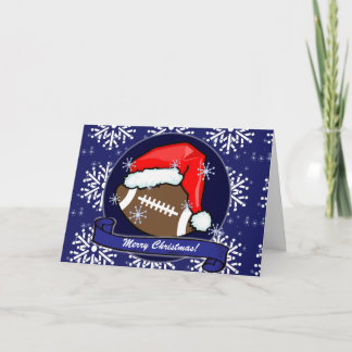 Card - Decorative Santa Football