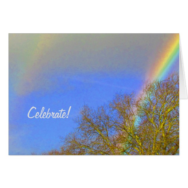 Card - Double Rainbow (Front Horizontal)