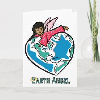 Card: "Earth Angel" (b) Holiday Card
