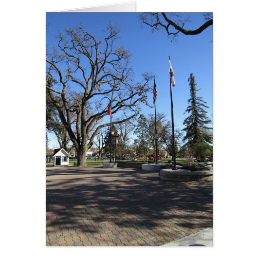 Card: Entrance to Paso Robles Downtown City Park (Front)