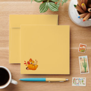 Card Envelope Autumn