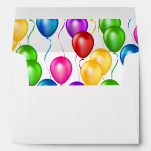 Card Envelope-Birthday Balloons Envelope