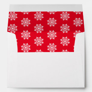 Card Envelope Snowflakes