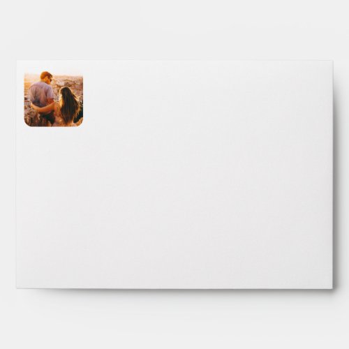 Card Envelopes Rounded Photo Template