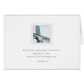 Card Ephesians 4:32 Verse Jesus Elegant Editable (Front Horizontal)