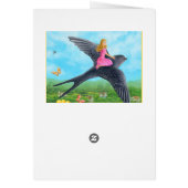 Card "Fairytale of Thumbelina" (Back)