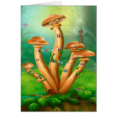 Card Fantasy Mushrooms honey agarics the house (Front)