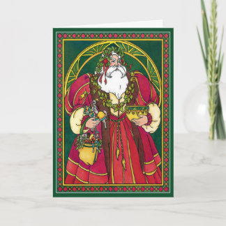 Card: Father Christmas - Santa - Winter Solstice Holiday Card