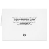 Card, Fijian Bure, Naitauvoli,Viti Levu (Back Horizontal)