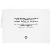 Card, "Fishing in Naivuruvuru" Cards (Back Horizontal)