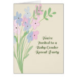 Card for Baby Gender Reveal Party Invitation