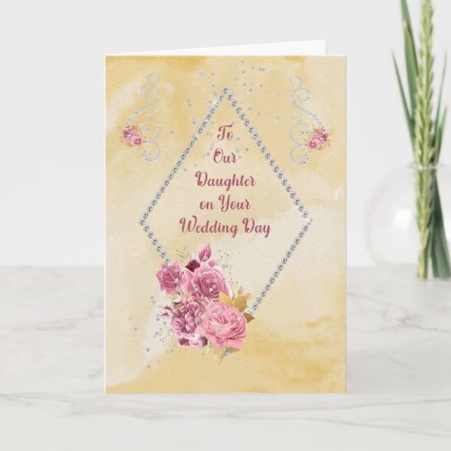 Card for Daughter on Wedding Day